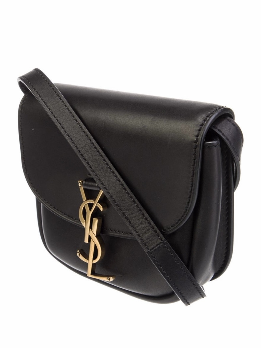 Saint Laurent Black Leather Mini Kaia Crossbody - Picture 3 of 16